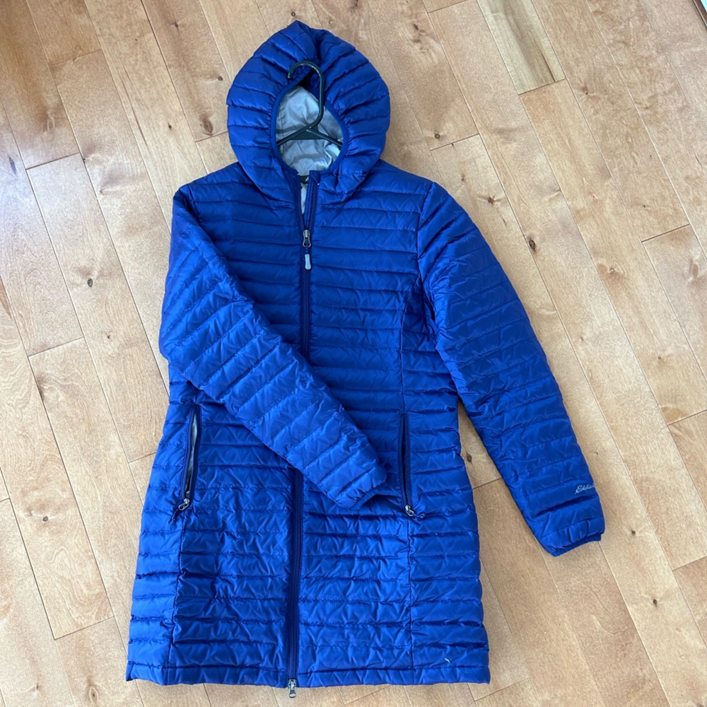 Eddie Bauer long Coat-Woman’s S (Purple)